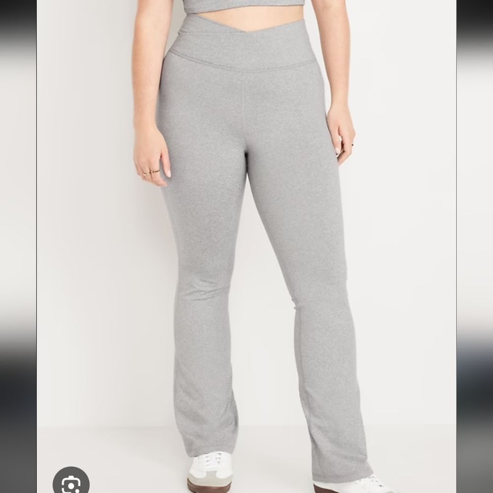 3 Pair Cloud Comfy High-Waisted Leggings Bundle Black Olive Gray Old Navy